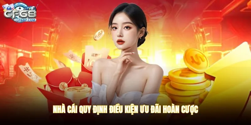 Nhà cái quy định điều kiện ưu đãi hoàn cược