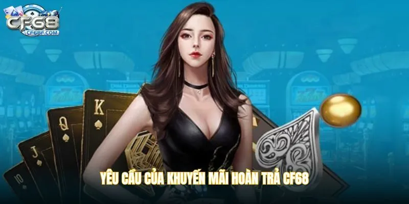 Yêu cầu của khuyến mãi hoàn trả CF68